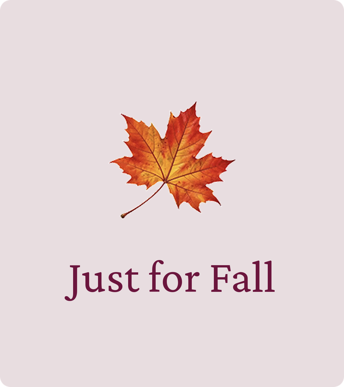 Just for Fall